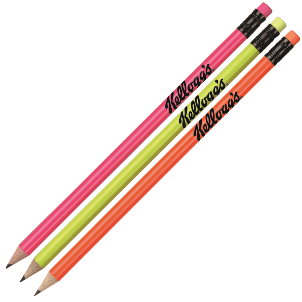 Branded Funky Neon Pencil
