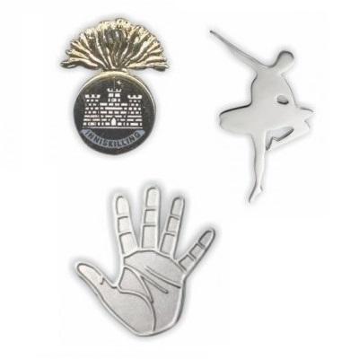 Customised Iron Stamped Lapel Badges