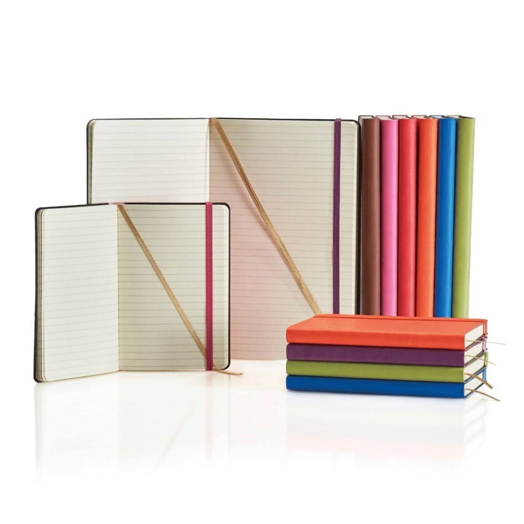 Branded Ivory Tucson Flexible Notebooks