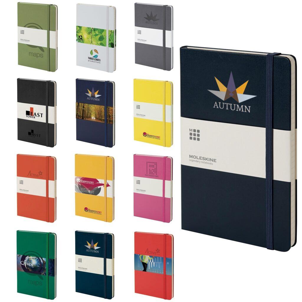 Branded Moleskine Hardbacked Notebook