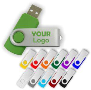Branded Twister USB Memory Sticks